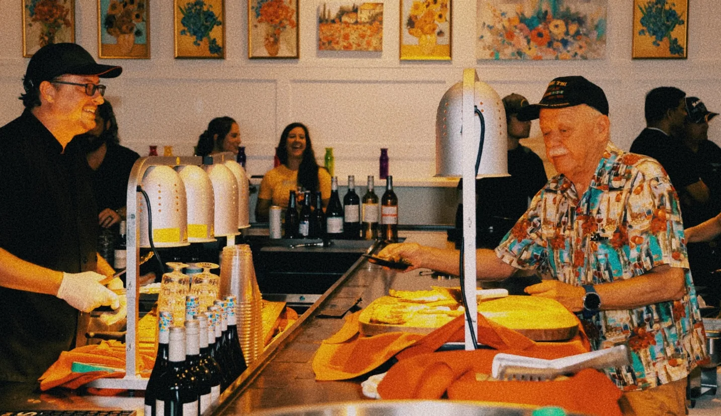 Candid moment from The Venue Clermont grand opening and ribbon cutting celebration